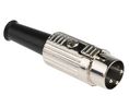 DIN Connector, 1A, 100V, 3 Poles, Plug